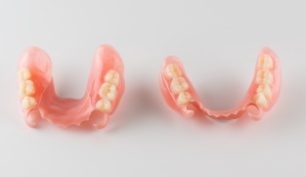 Two partial dentures