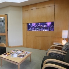 Reception area in Houston dental office