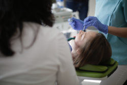 Woman sedated during dental procedure